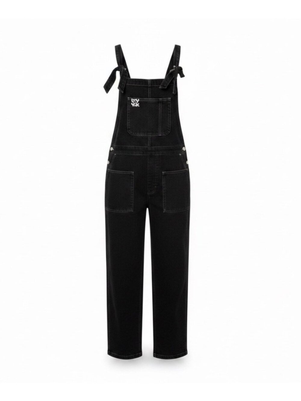Lucy & Yak Womens Black Corduroy Overalls Adjustable Size UK 8R